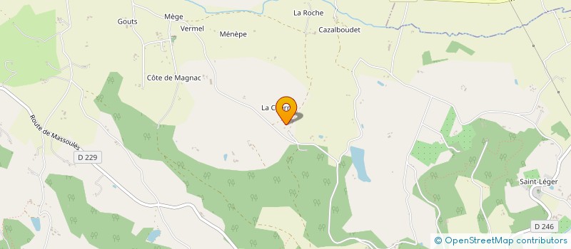 localisation de l'entreprise MONSIEUR CLAUDE VIGNALS  MASSOULES