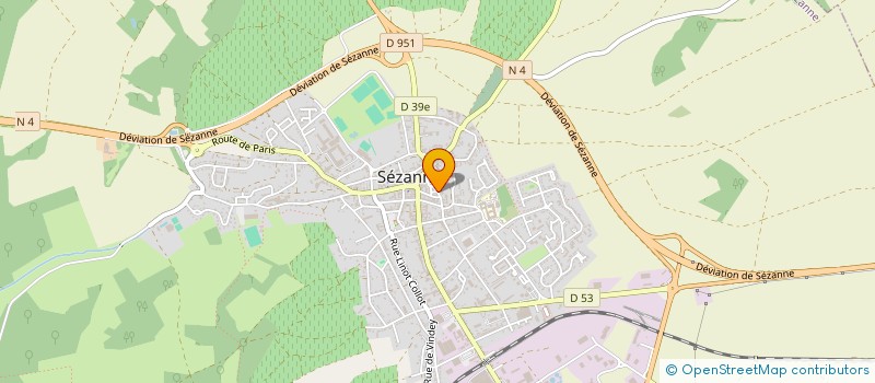 localisation de l'entreprise MONSIEUR CLAUDE VIGNIER à SEZANNE