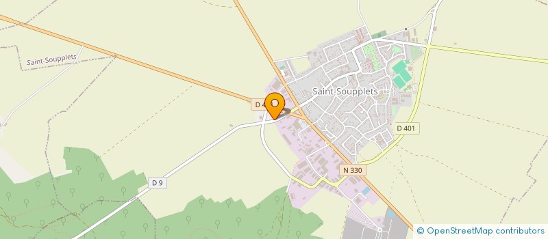 localisation de l'entreprise MONSIEUR CLAUDE VIGNON  SAINT-SOUPPLETS