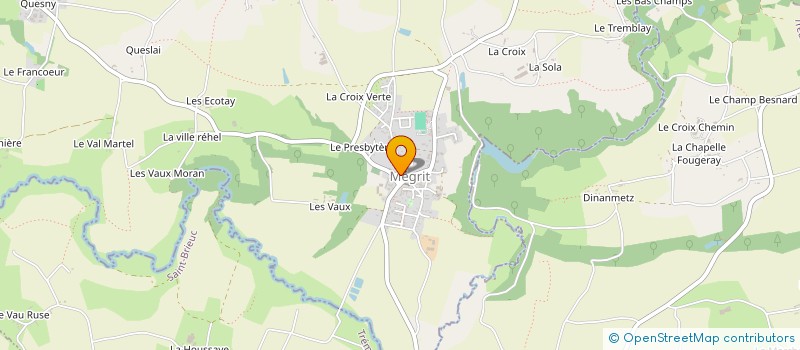 localisation de l'entreprise MONSIEUR CLAUDE VILLEMONT  MEGRIT