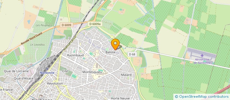 localisation de l'entreprise MONSIEUR CLAUDE VILLEROUGE  NARBONNE