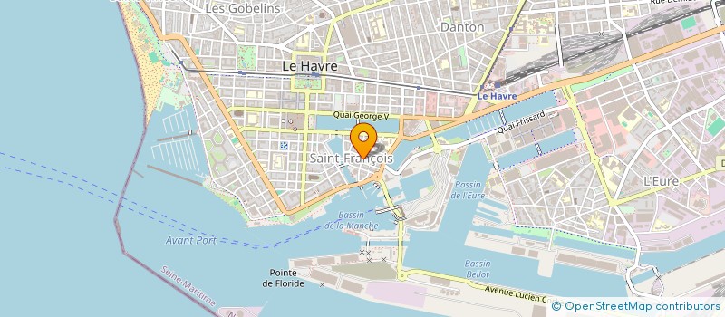 localisation de l'entreprise MONSIEUR CLAUDE VINCENT à LE HAVRE