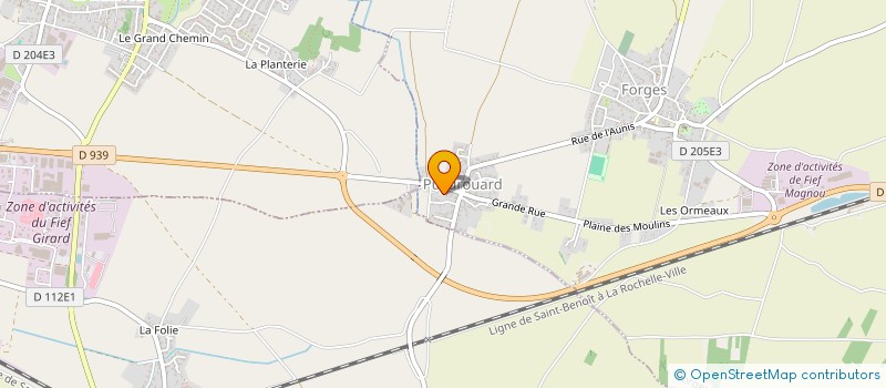 localisation de l'entreprise MONSIEUR CLAUDE VINCENT  CIRE-D'AUNIS