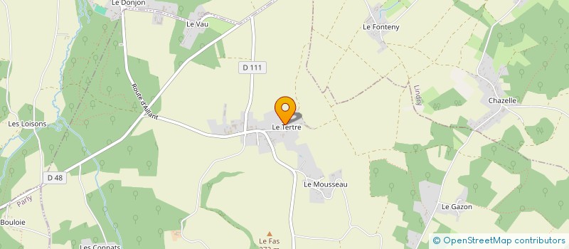 localisation de l'entreprise MONSIEUR CLAUDE VINCENT  POURRAIN