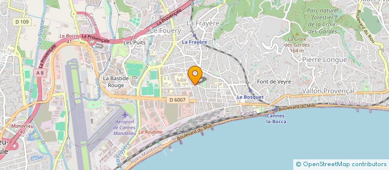 localisation de l'entreprise MONSIEUR CLAUDE-VINCENT IORI à CANNES
