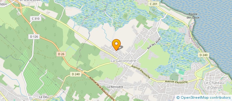 localisation de l'entreprise MONSIEUR CLAUDE VITET à LE CHATEAU D'OLERON