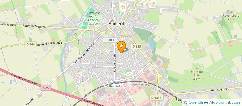 localisation de l'entreprise MONSIEUR CLAUDE VLAEMYNCK à BAILLEUL