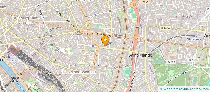 localisation de l'entreprise MONSIEUR CLAUDE VOIRIN  PARIS