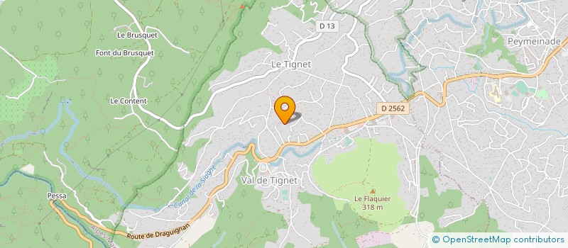 localisation de l'entreprise MONSIEUR CLAUDE VOLTER à LE TIGNET