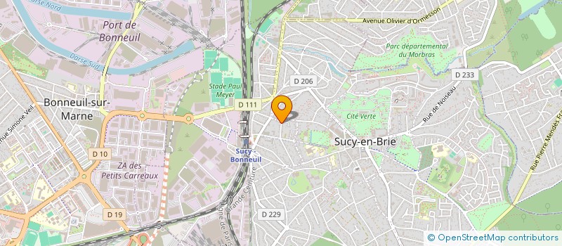 localisation de l'entreprise MONSIEUR CLAUDE VONNER à SUCY-EN-BRIE