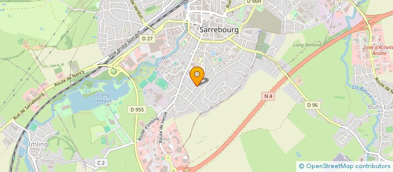 localisation de l'entreprise MONSIEUR CLAUDE WALTERSPERGER à SARREBOURG
