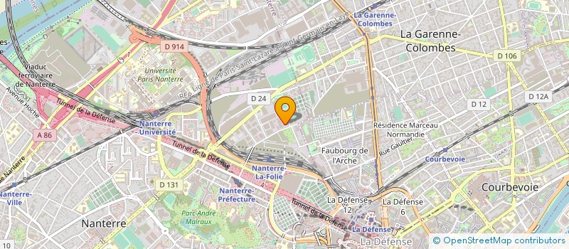 localisation de l'entreprise MONSIEUR CLAUDE WANDERSTEIN  NANTERRE