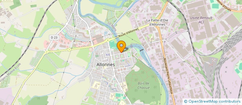 localisation de l'entreprise MONSIEUR CLAUDE WARNET à ALLONNES