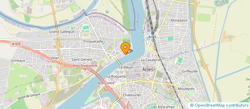 localisation de l'entreprise MONSIEUR CLAUDE WASSELIN  ARLES