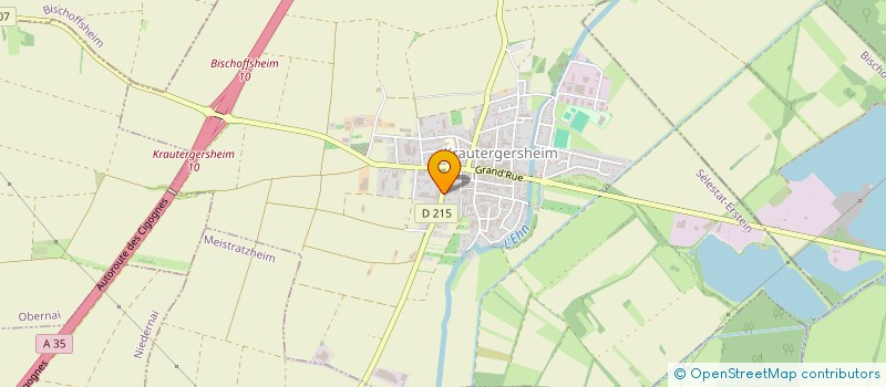 localisation de l'entreprise MONSIEUR CLAUDE WEBER  KRAUTERGERSHEIM