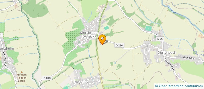 localisation de l'entreprise MONSIEUR CLAUDE WENDLING  DURRENBACH