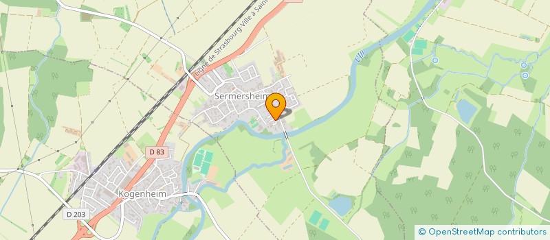 localisation de l'entreprise MONSIEUR CLAUDE WILLMANN  SERMERSHEIM