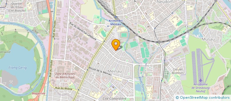 localisation de l'entreprise MONSIEUR CLAUDE WITZ  STRASBOURG