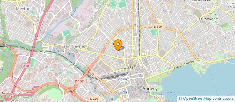 localisation de l'entreprise MONSIEUR CLAUDE WOLF à ANNECY