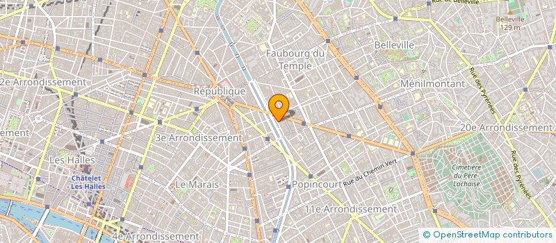 localisation de l'entreprise MONSIEUR CLAUDE XIVECAS  PARIS