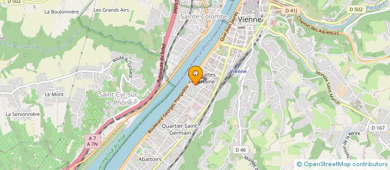 localisation de l'entreprise MONSIEUR CLAUDE YAILIAN à VIENNE