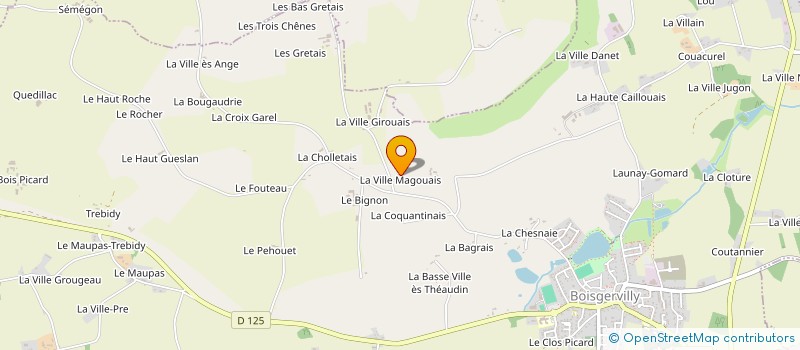 localisation de l'entreprise MONSIEUR CLAUDE YVIN à MONTAUBAN-DE-BRETAGNE