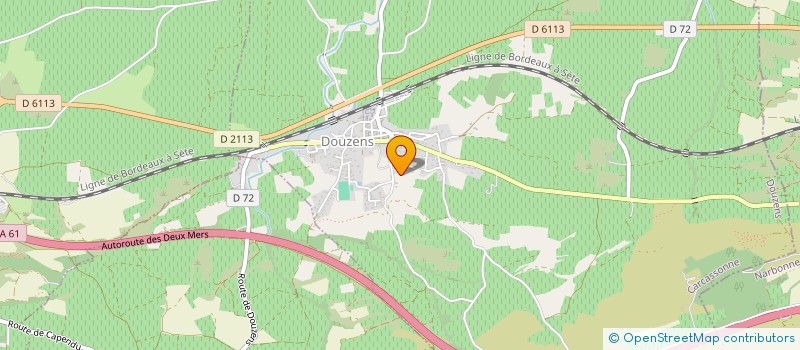 localisation de l'entreprise MONSIEUR CLAUDE ZAGO  DOUZENS