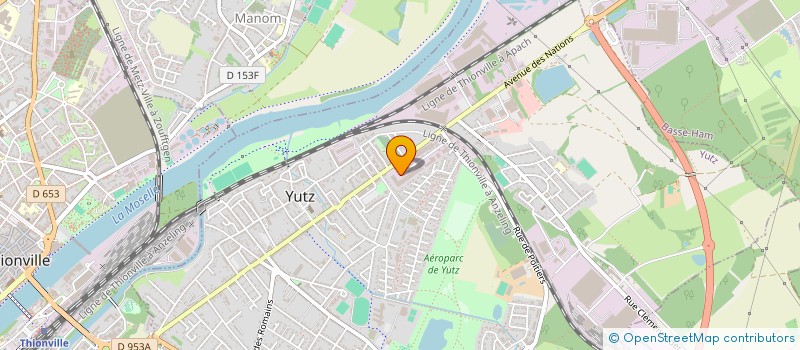 localisation de l'entreprise MONSIEUR CLAUDE ZANDONA  YUTZ