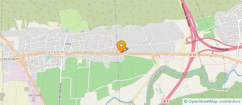 localisation de l'entreprise MONSIEUR CLAUDE ZAT  LA FARE-LES-OLIVIERS