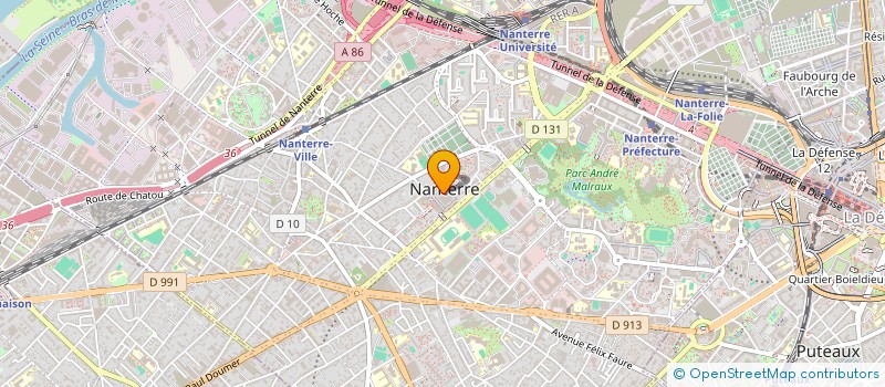 localisation de l'entreprise MONSIEUR CLAUDE ZEPP à NANTERRE