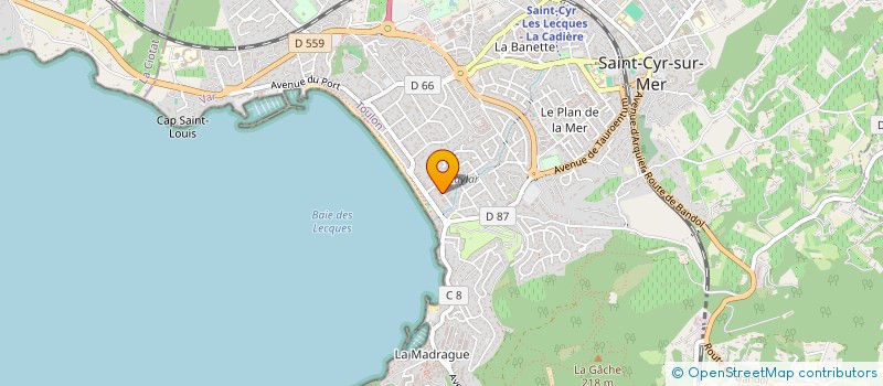 localisation de l'entreprise MONSIEUR CLAUDE ZIANI à SAINT-CYR-SUR-MER
