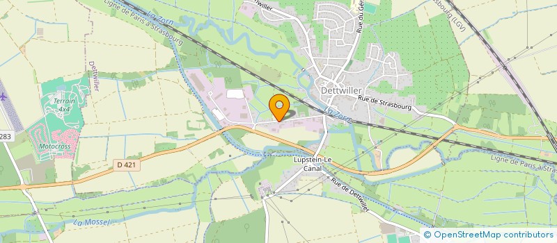 localisation de l'entreprise MONSIEUR CLAUDE ZIMMERMANN  DETTWILLER