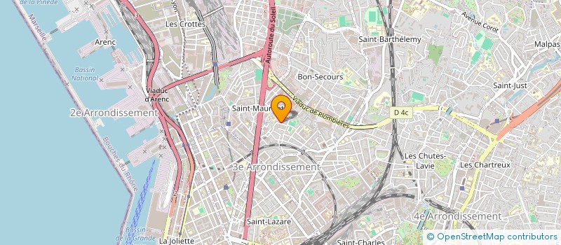 localisation de l'entreprise MONSIEUR CLAUDE ZINI à MARSEILLE
