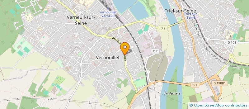 localisation de l'entreprise MONSIEUR CLAUDE ZURYNSKI à VERNOUILLET