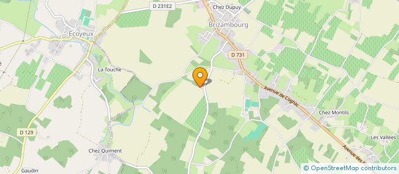 localisation de l'entreprise MONSIEUR CLAUDETTE MOINET  JUICQ