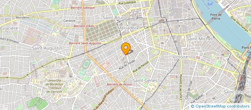 localisation de l'entreprise MONSIEUR CLAUDINE BLIGUET à BORDEAUX