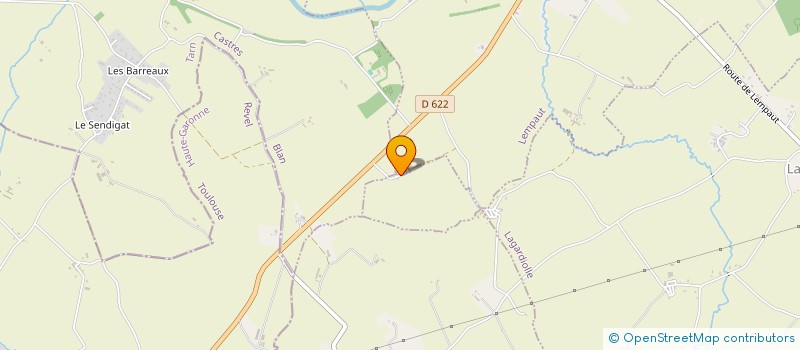 localisation de l'entreprise MONSIEUR CLAUDINE BONNET  LAGARDIOLLE