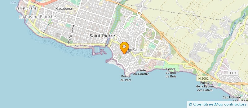 localisation de l'entreprise MONSIEUR CLAUDINE MONCHATRE à SAINT-PIERRE
