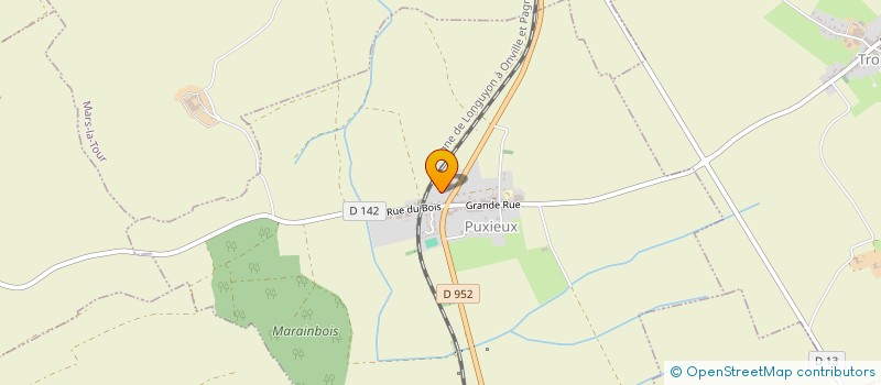 localisation de l'entreprise MONSIEUR CLAUDINE NESPOLI  PUXIEUX