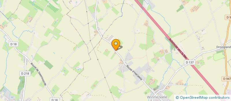 localisation de l'entreprise MONSIEUR CLAUDINE RYCKEBUSCH  WINNEZEELE