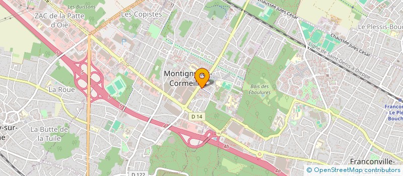 localisation de l'entreprise MONSIEUR CLAUDINEI BERNARDES DE SOUZA  MONTIGNY-LES-CORMEILLES