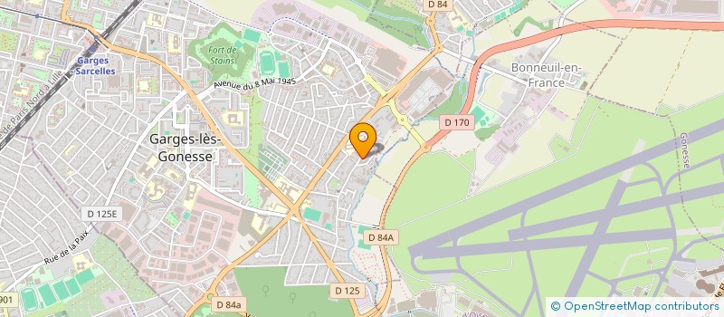 localisation de l'entreprise MONSIEUR CLAUDINO MENDES MORENO  BONDY