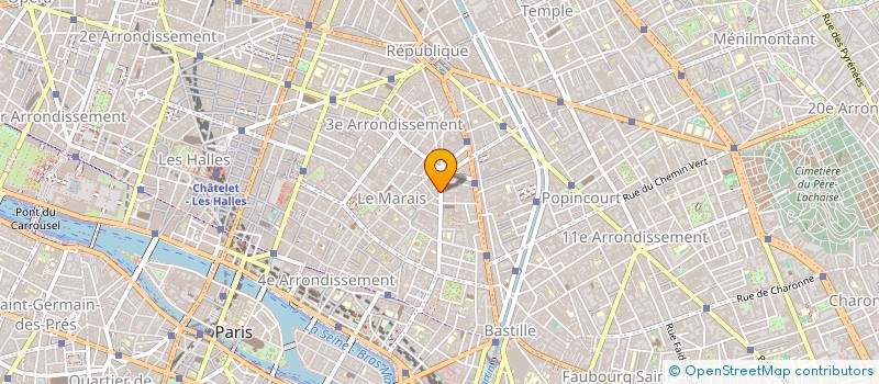 localisation de l'entreprise MONSIEUR CLAUDIO BERR à PARIS