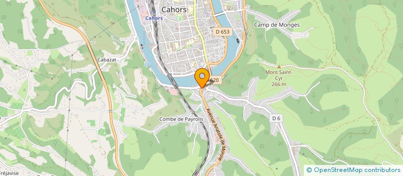 localisation de l'entreprise MONSIEUR CLAUDIO BIAVATI  CAHORS