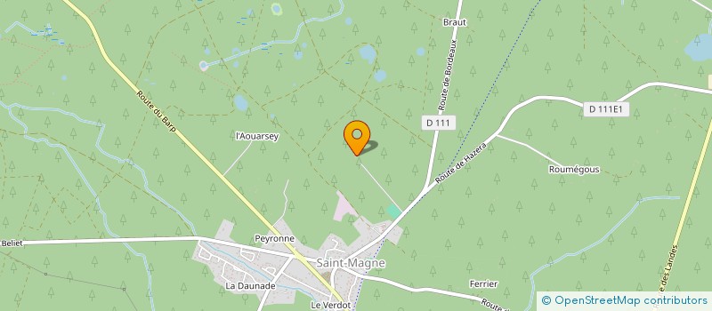 localisation de l'entreprise MONSIEUR CLAUDIO BRANQUINHO DA COSTA  SAINT-MAGNE