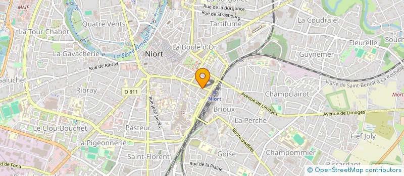 localisation de l'entreprise MONSIEUR CLAUDIO CARRASCO JORQUERA  NIORT