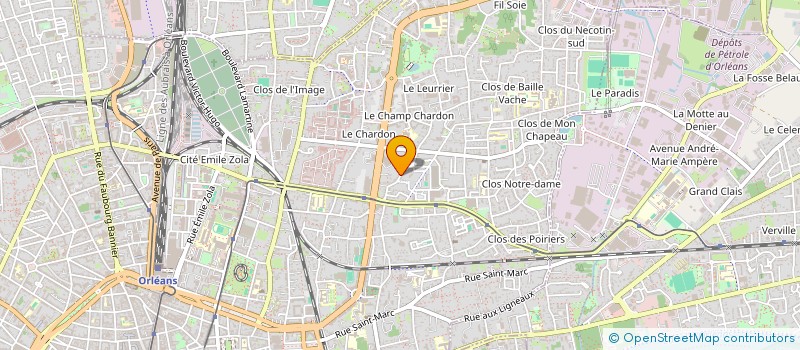 localisation de l'entreprise MONSIEUR CLAUDIO CERQUEIRA DE ARAUJO à ORLEANS