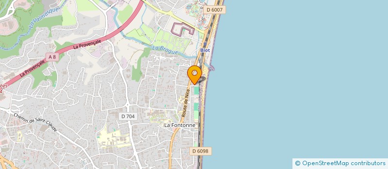 localisation de l'entreprise MONSIEUR CLAUDIO CESARINI à ANTIBES
