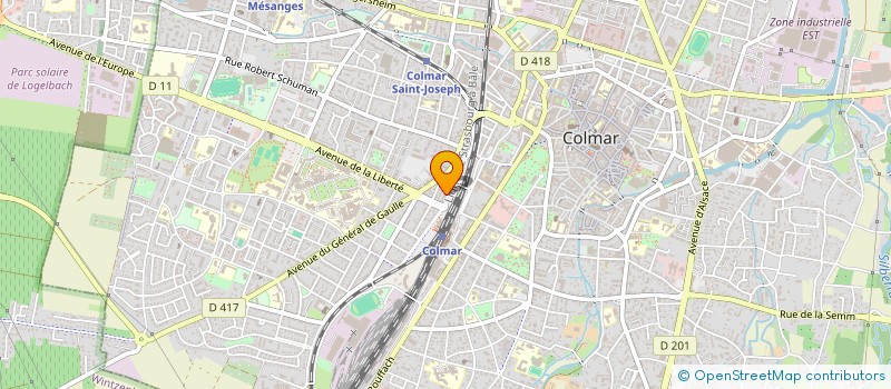 localisation de l'entreprise MONSIEUR CLAUDIO CHIOLA  COLMAR