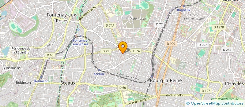 localisation de l'entreprise MONSIEUR CLAUDIO CONFUORTO  BAGNEUX